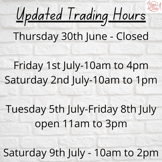 30/6 until 8/7 Trading Hours