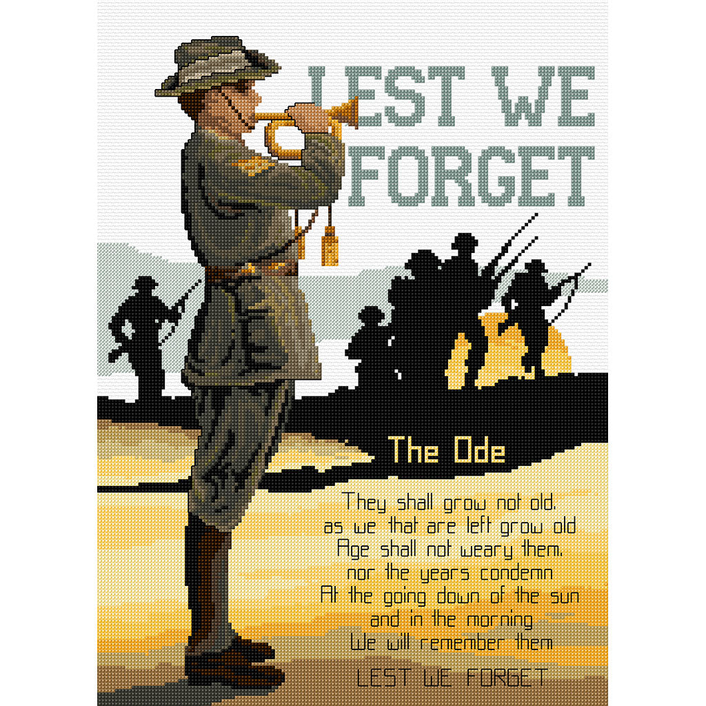 Lest We Forget - Cross Stitch Pattern by CountryThreads