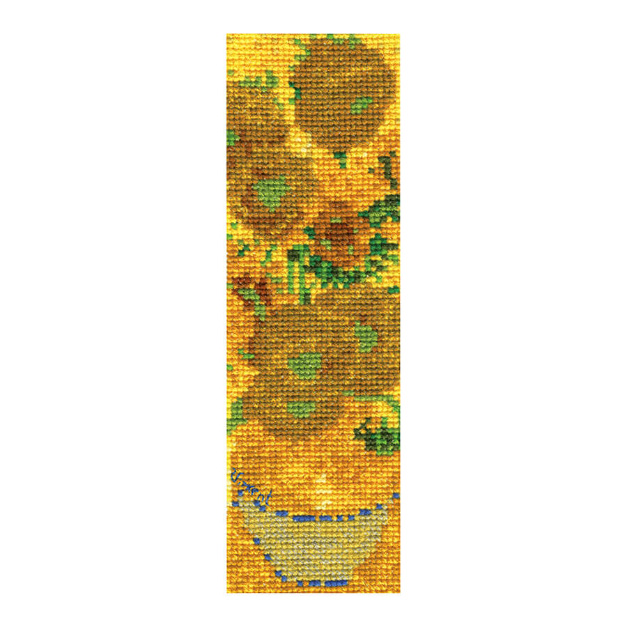 DMC Cross Stitch Bookmark Kit - Sunflowers