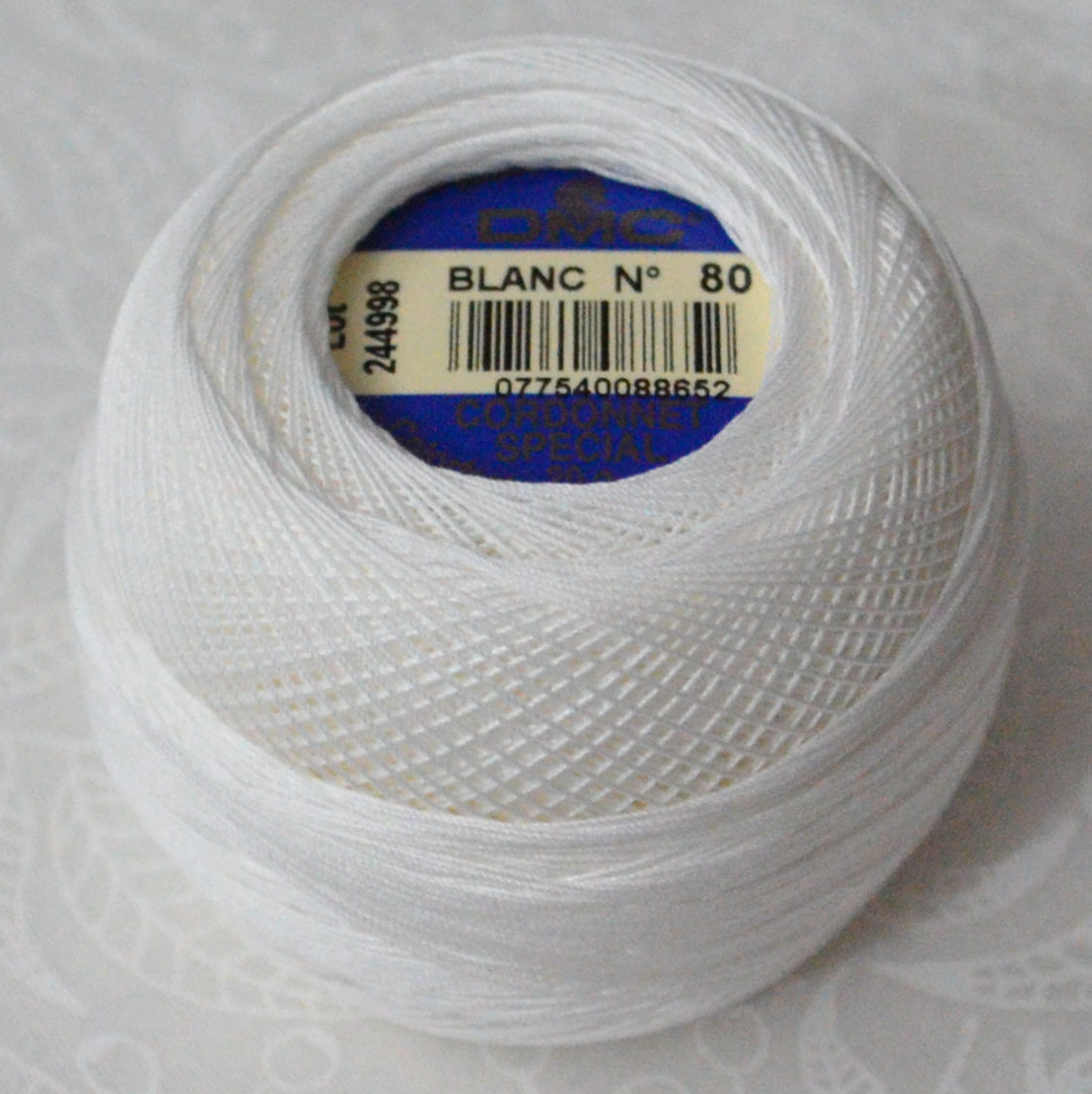 DMC Cordonnet #80 - Blanc