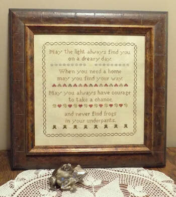 Frogs in Your Underpants - Cross Stitch Pattern by The Nebby Needle