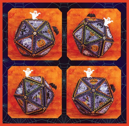 20 Haunted Windows Pentagon Ball - by Just Nan PREORDER