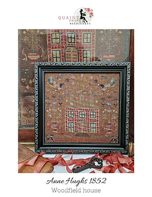 Anne Hughs 1852 - Reproduction Sampler Pattern by Quaint Rose Needlearts