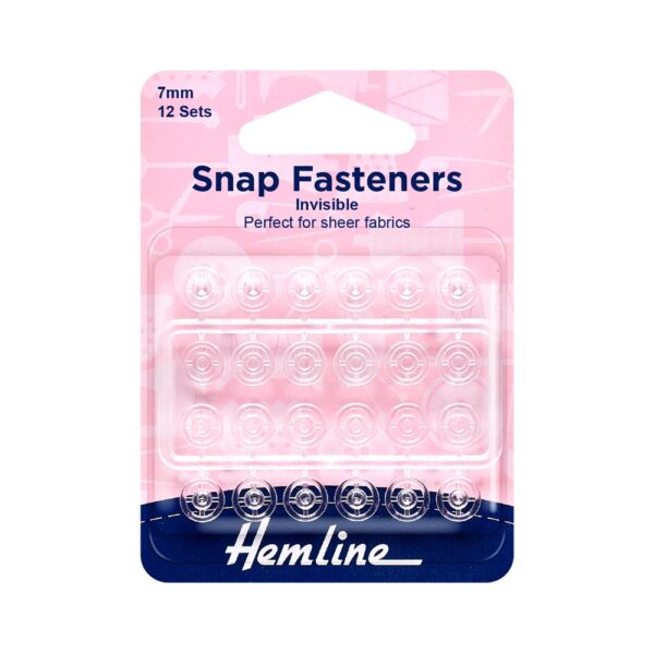 Hemline Snap Fasteners - Invisible