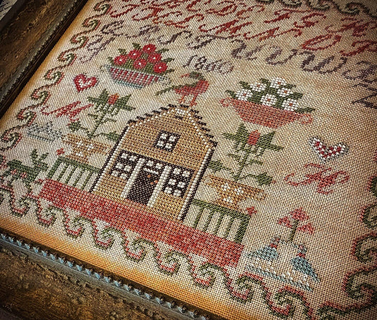 MH 1860 - Reproduction Sampler Chart by Needlework Press