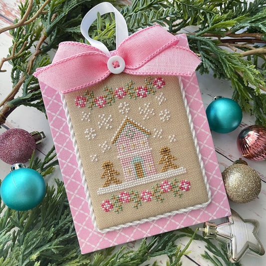 Christmas Gingerbread #7 Pastel Collection- Cross Stitch Chart by Country Cottage Needleworks