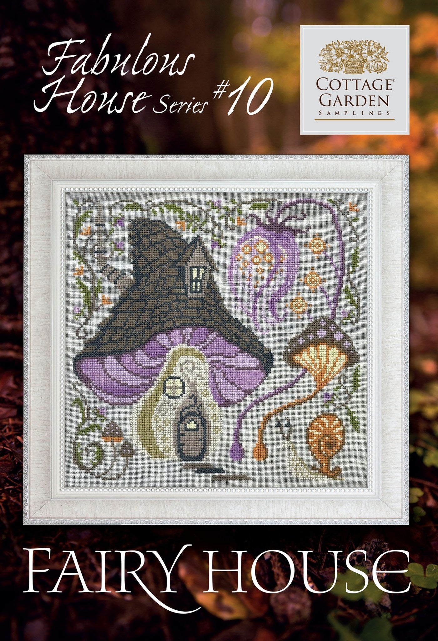 Fairy House #10 Fabulous Houses - Cross Stitch Chart by Cottage Garden Samplings