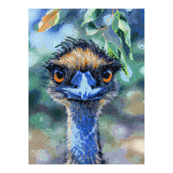 Emu Cross Stitch Kit by Natalie Jane Parker