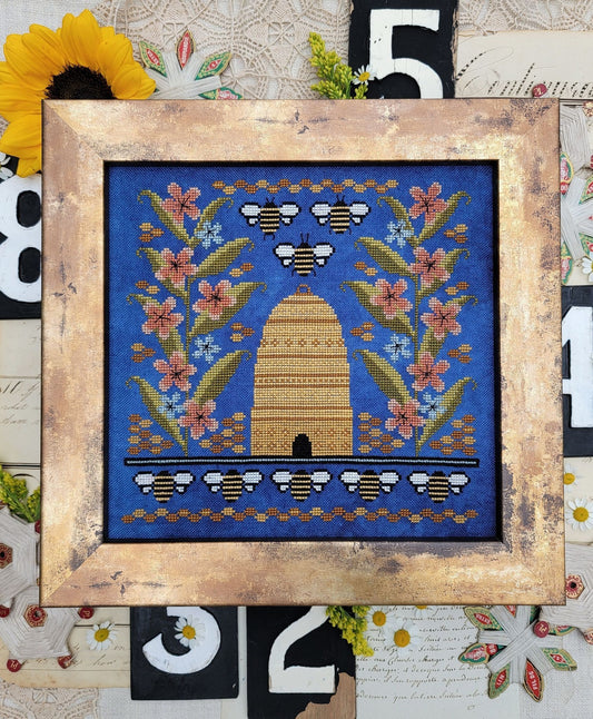 Abuzz at Midnight - Cross Stitch Chart by Hello from Liz Mathews