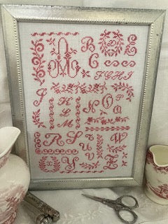 A Floral Script - Cross Stitch Pattern by JBW Designs PREORDER