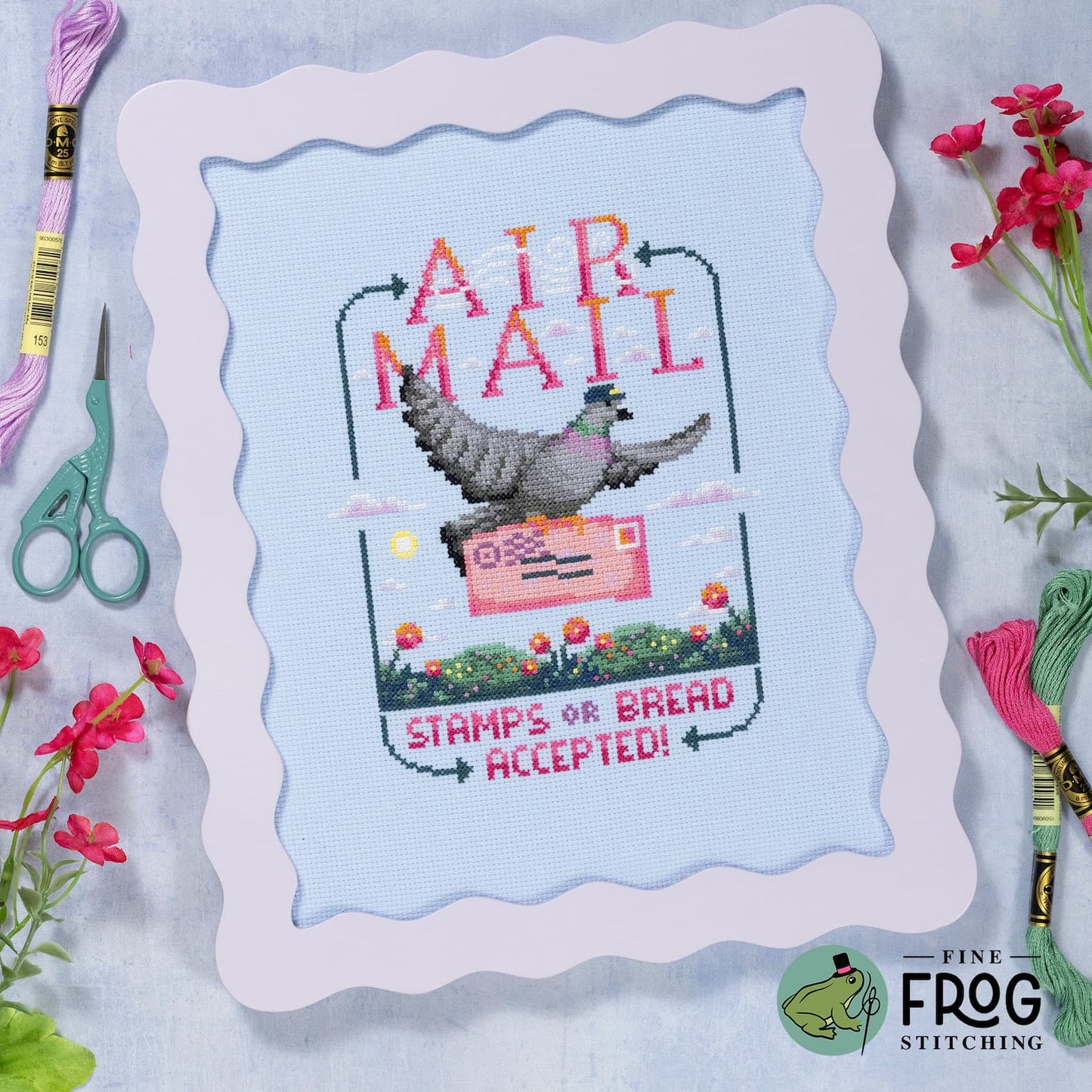 Air Mail - Cross Stitch Pattern by Fine Frog Stitching PREORDER