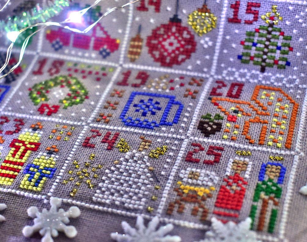 Christmas Advent Calendar - Cross Stitch Chart PDF by Stitchy Princess