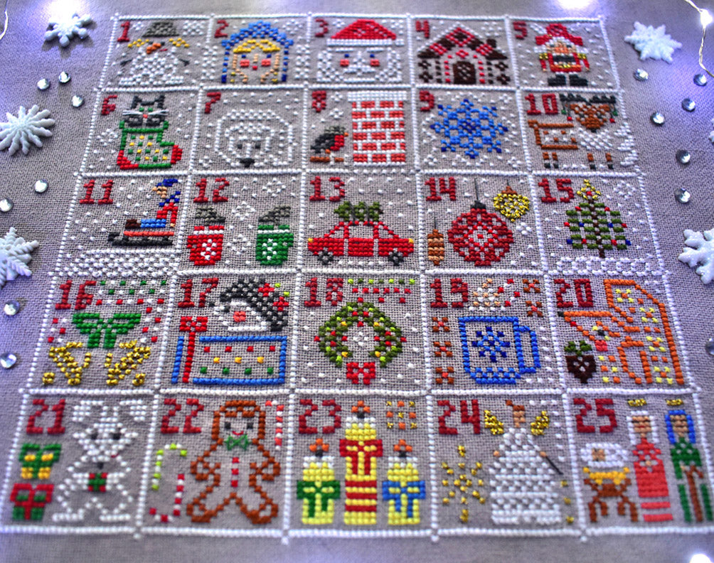 Christmas Advent Calendar - Cross Stitch Chart PDF by Stitchy Princess