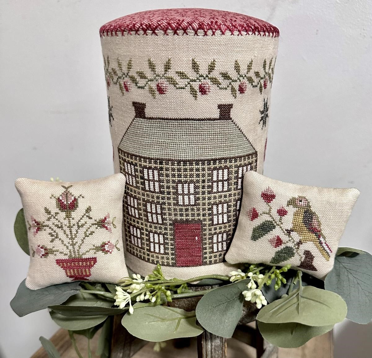 Ann Harper Pin Drum - Cross Stitch Pattern by Fox & Rabbit Designs