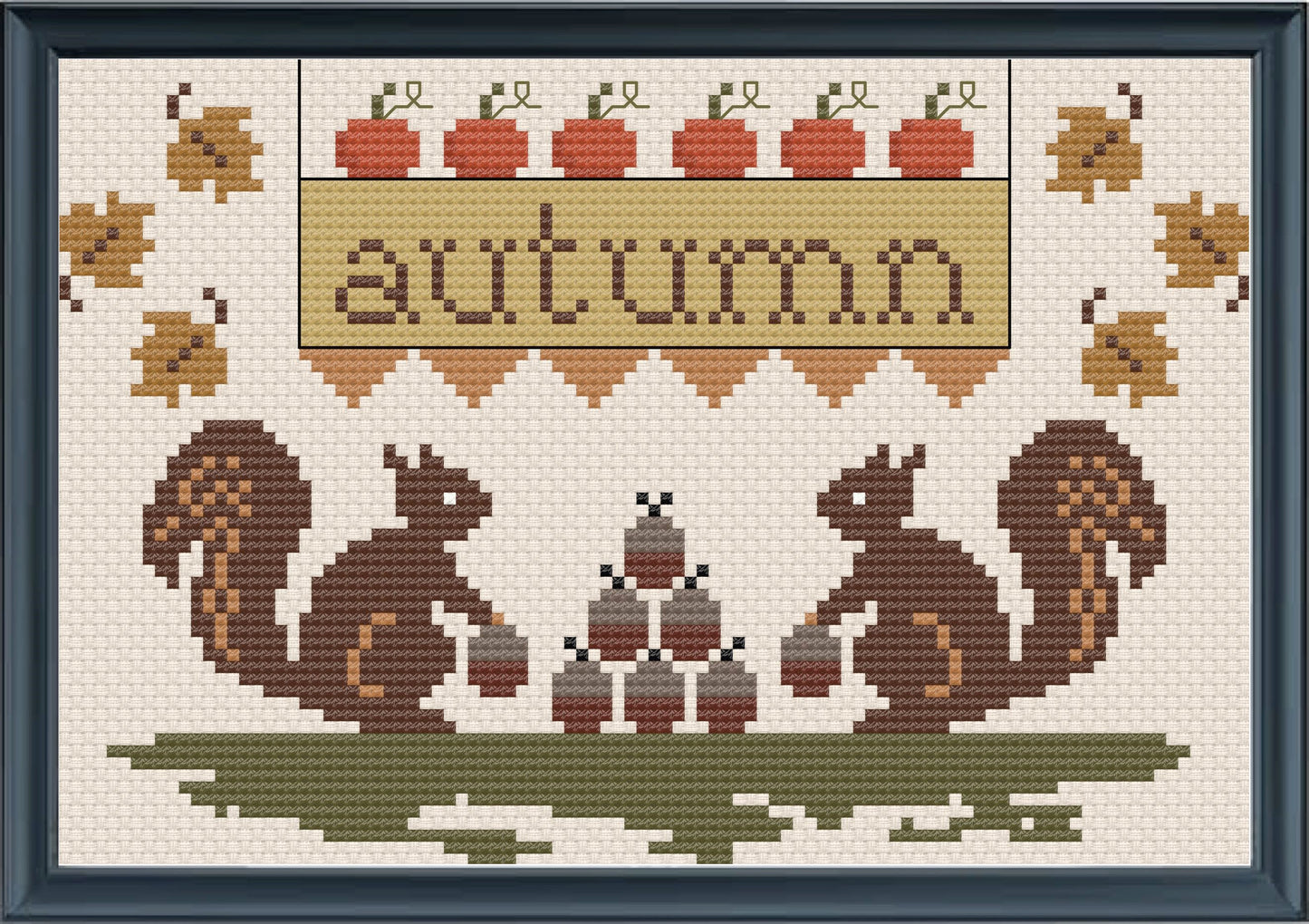 Autumn Collector - Cross Stitch Pattern by Fox & Rabbit Designs