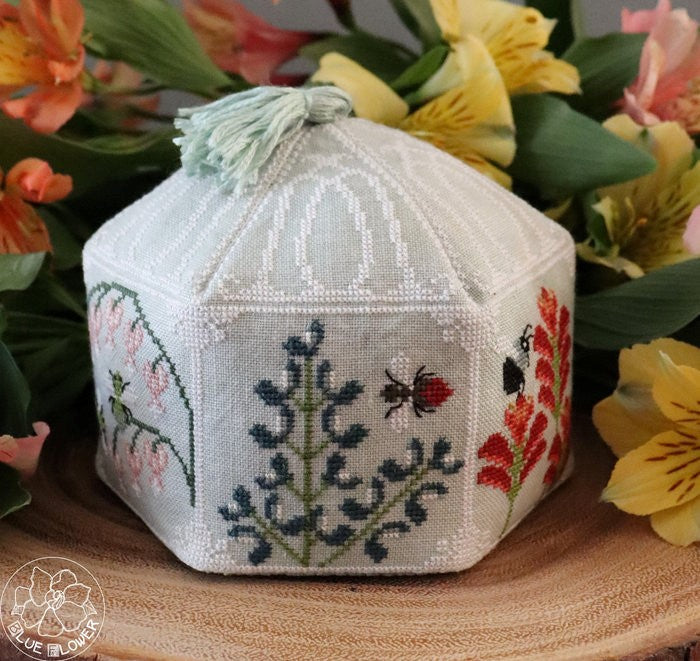 Bees In The Greenhouse - Cross Stitch Chart by The Blue Flower