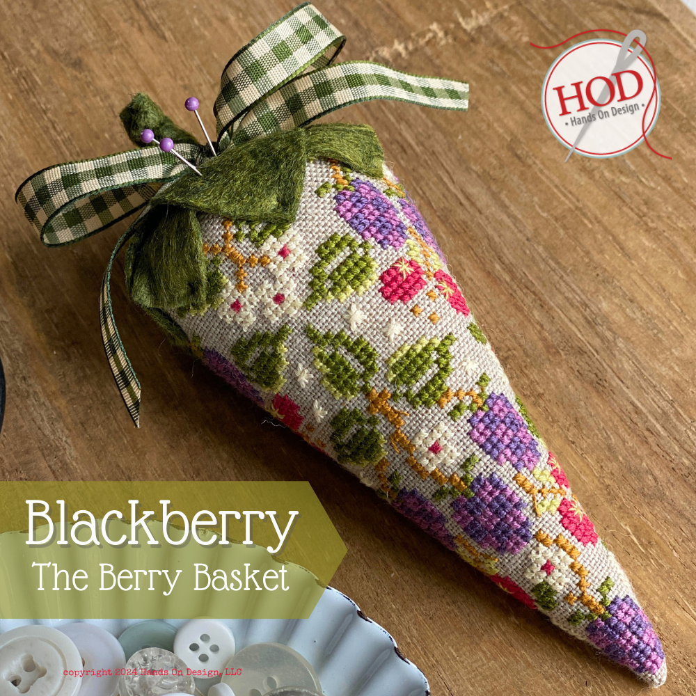 Blackberry - The Berry Basket - Cross Stitch Chart by Hands On Design