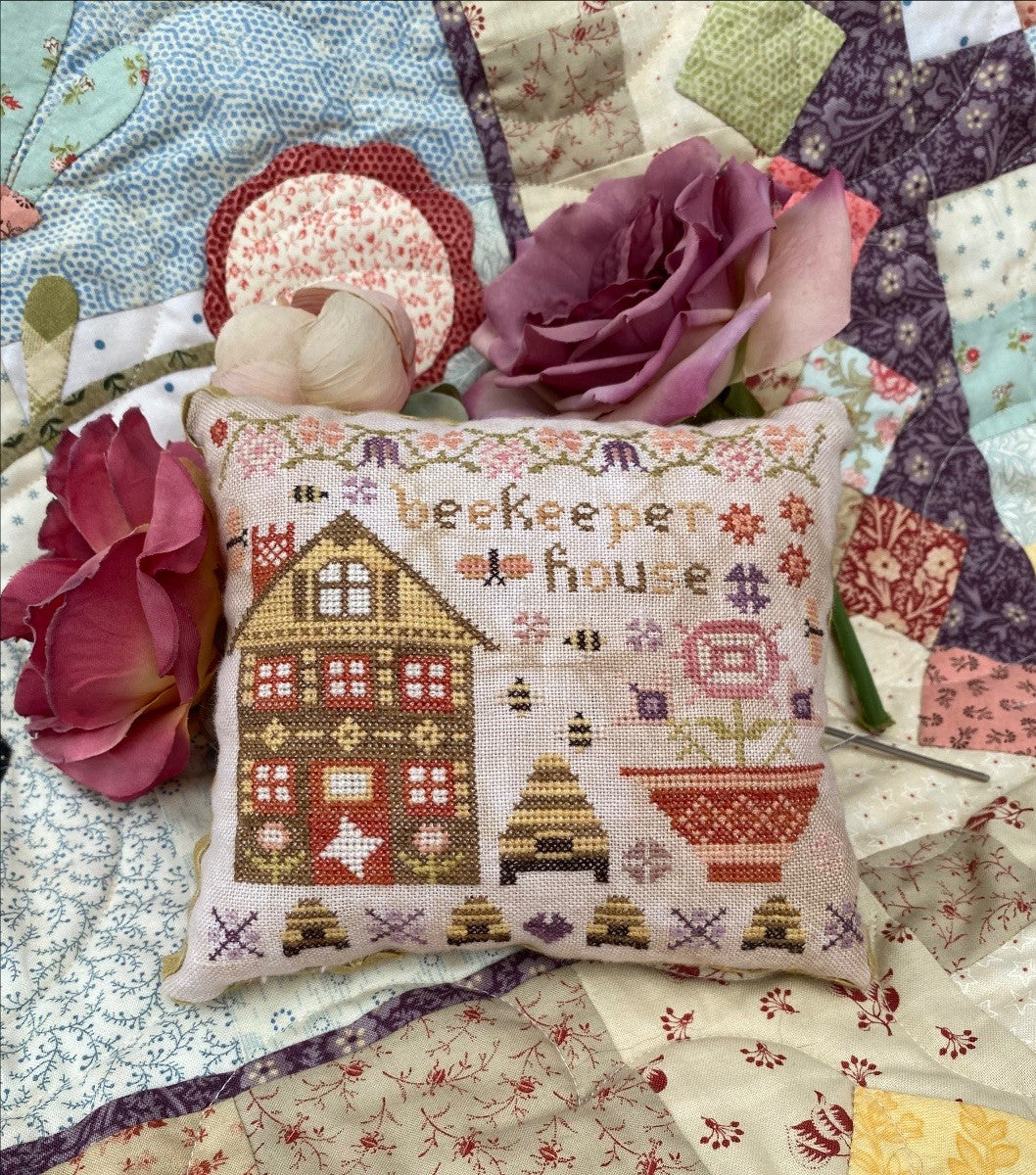 Beekeeper House - Cross Stitch Pattern by Pansy Patch
