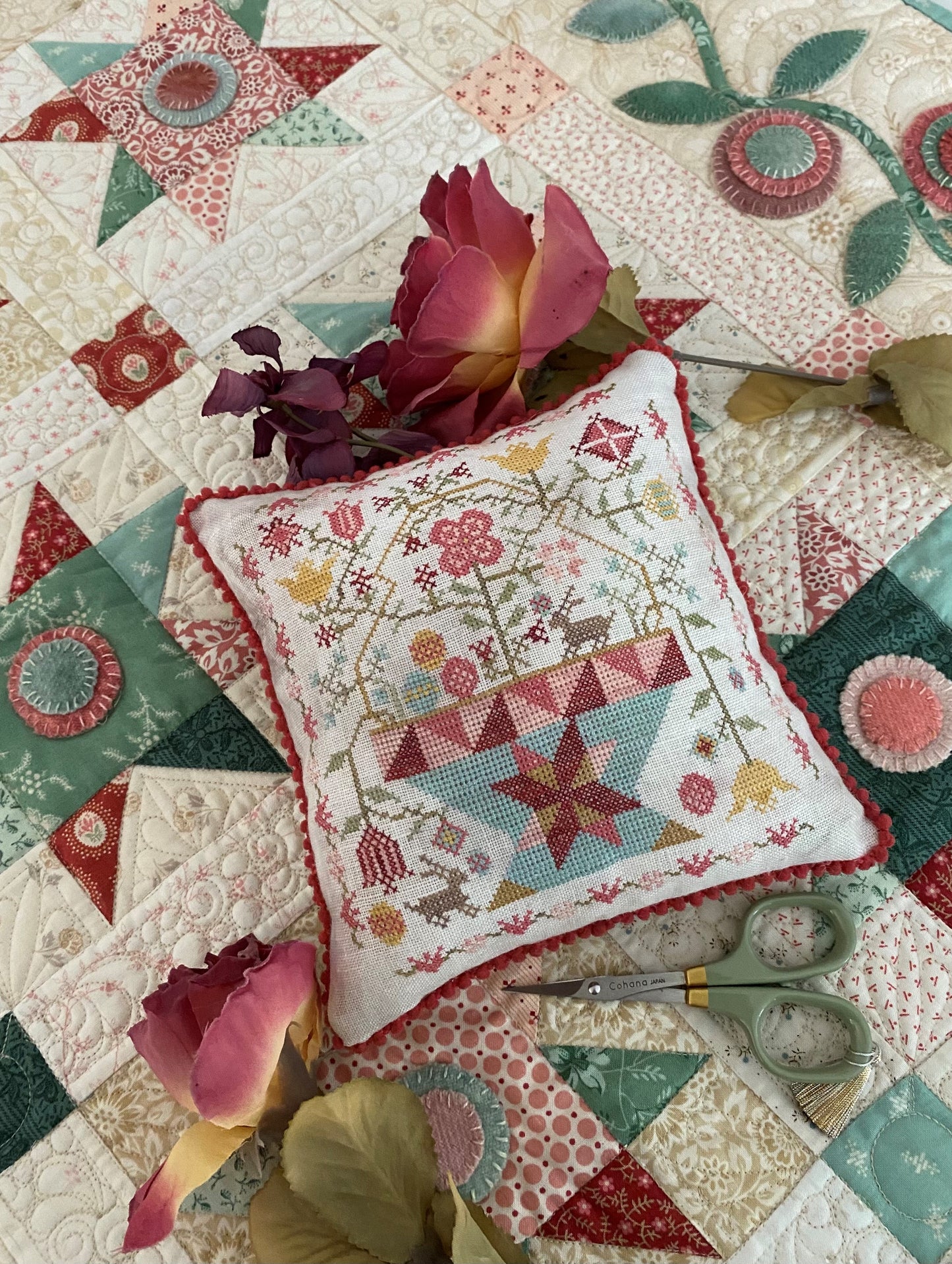 Betsy’s Easter Basket - Cross Stitch Pattern by Pansy Patch