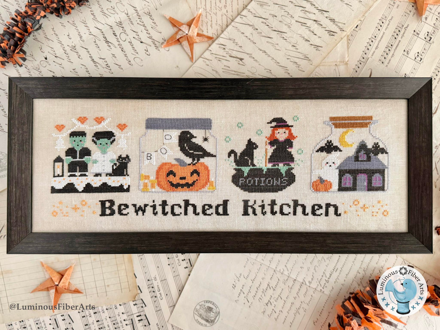 Bewitched Kitchen - Cross Stitch Pattern by Luminous Fiber Arts PREORDER