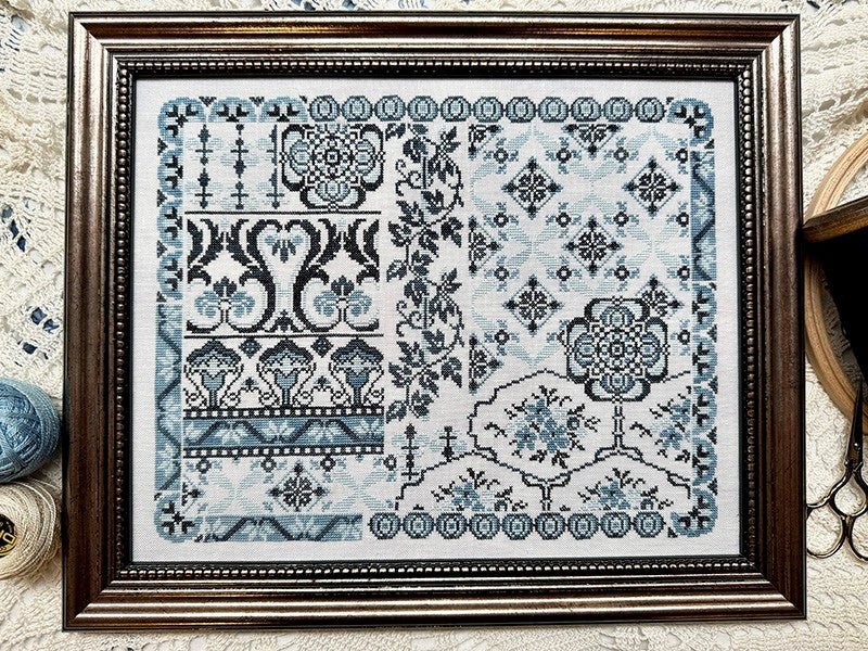 Blue Velvet - Cross Stitch pattern by Jan Hicks Creates