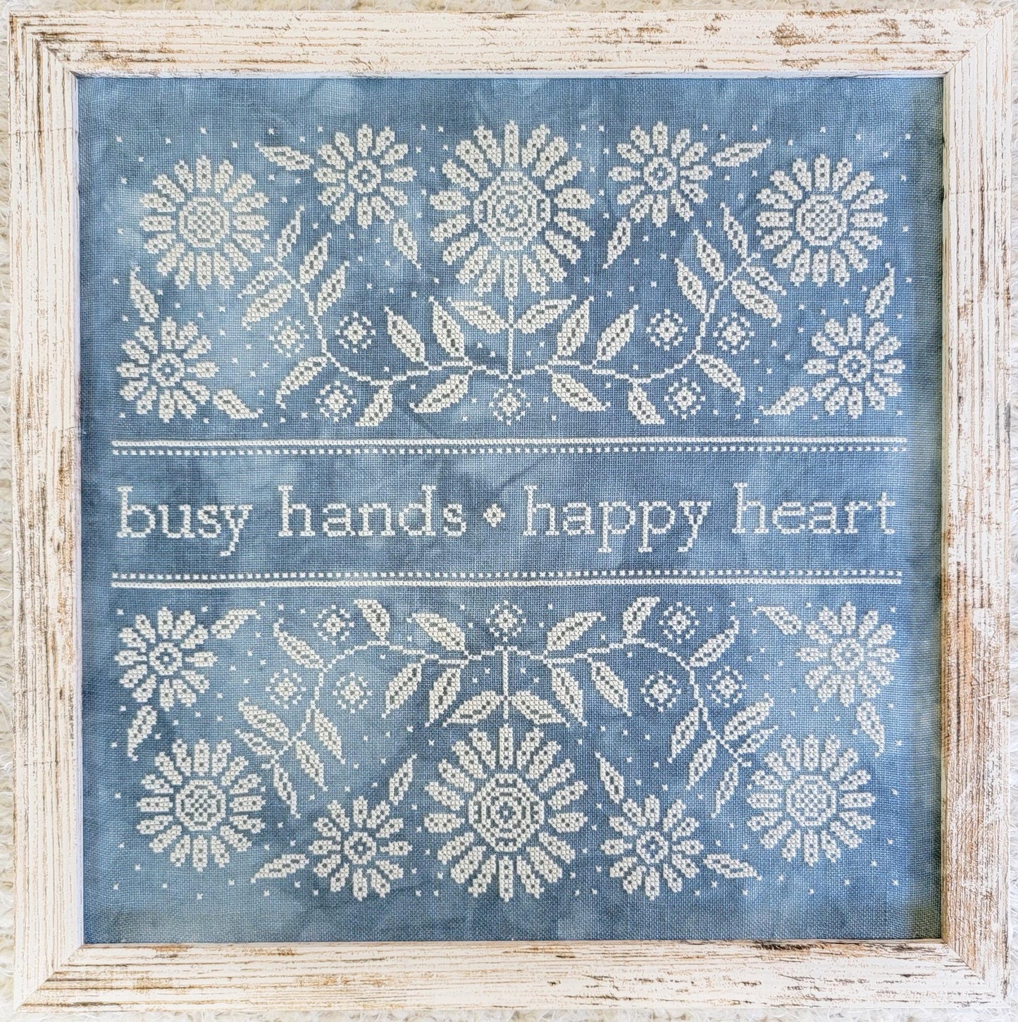 Busy Hands Happy Heart - Cross Stitch Pattern by Hello From Liz Mathews