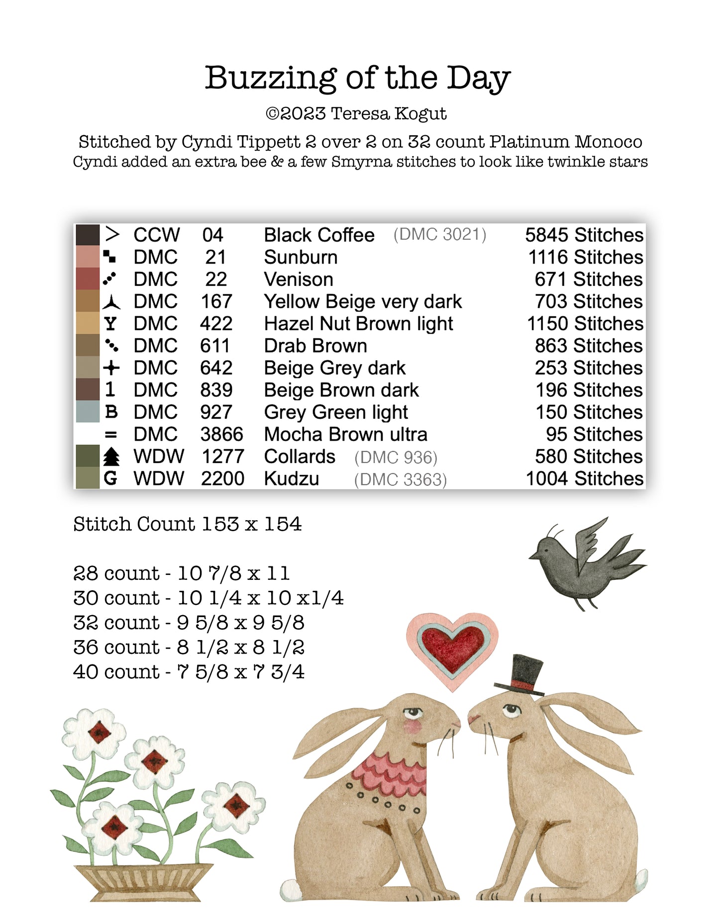Hello Spring Book - Cross Stitch Chart by Teresa Kogut