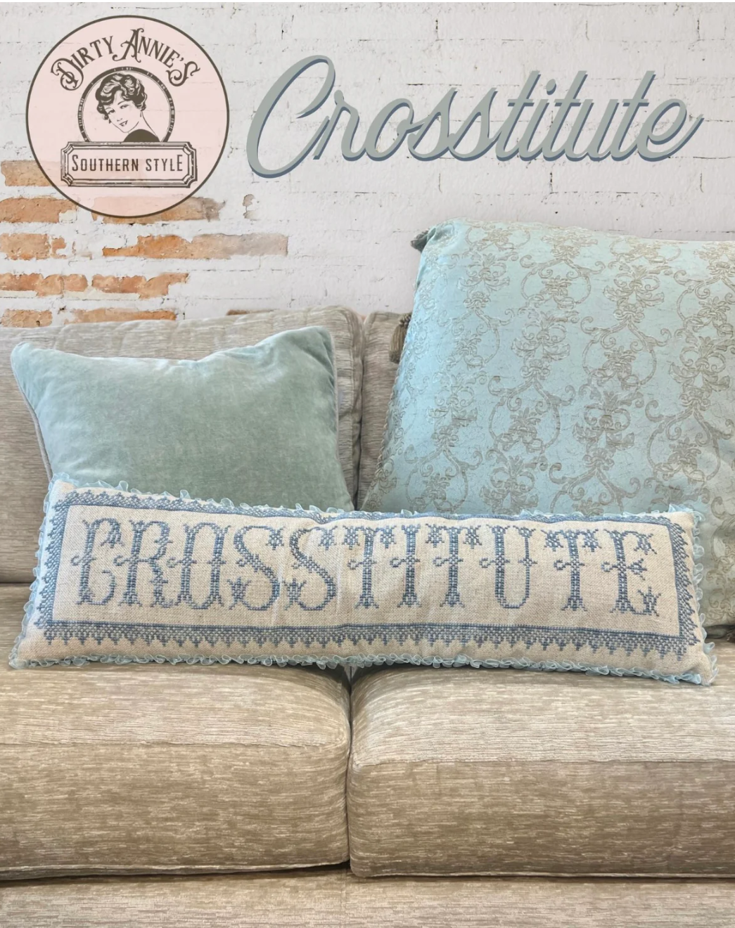 Crosstitute - Cross Stitch Pattern by Dirty Annie's PREORDER