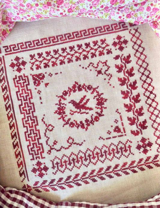 Work Cushion - Cross Stitch Chart by Mojo Stitches