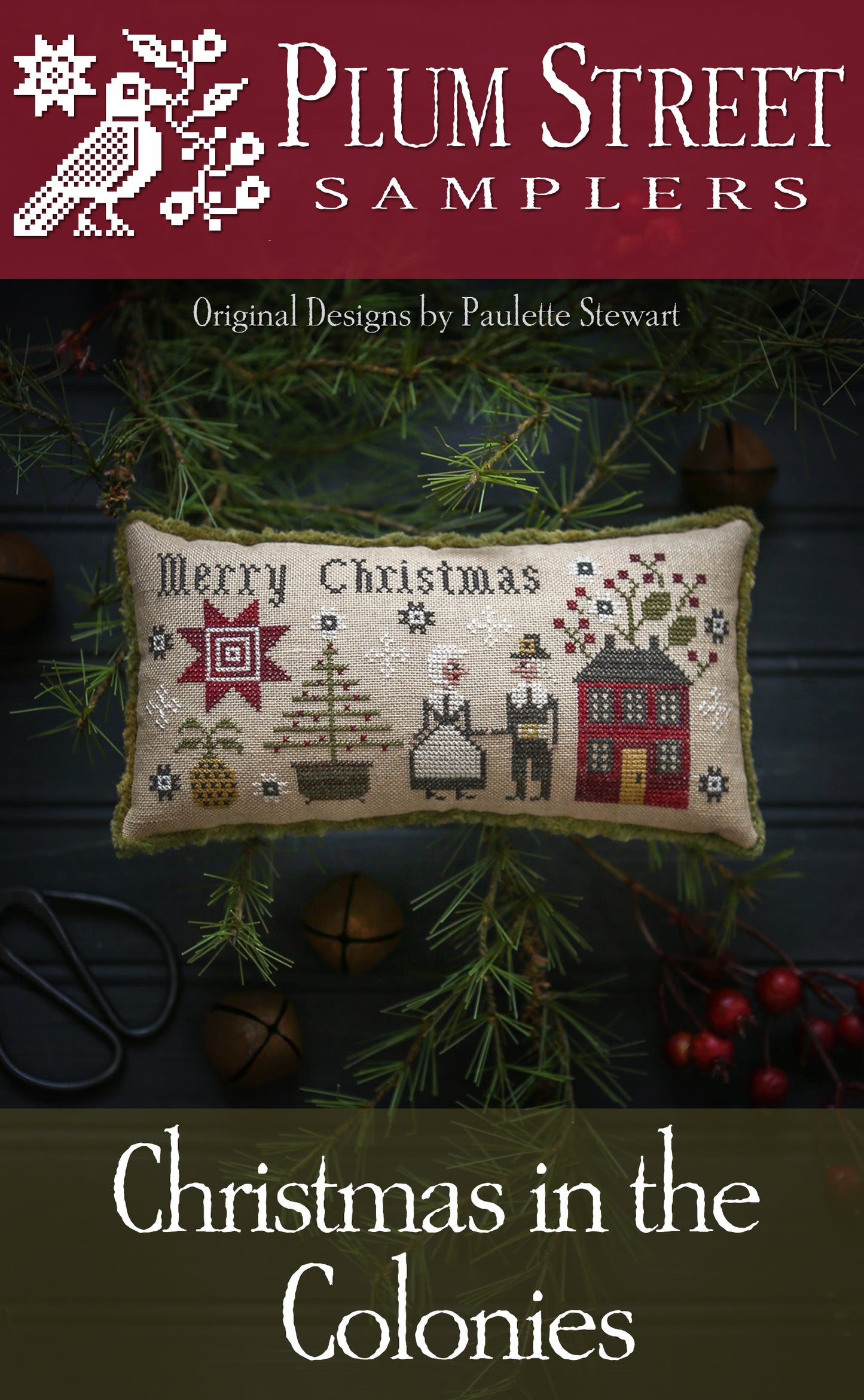 Christmas in the Colonies - Cross Stitch Chart by Plum Street Samplers