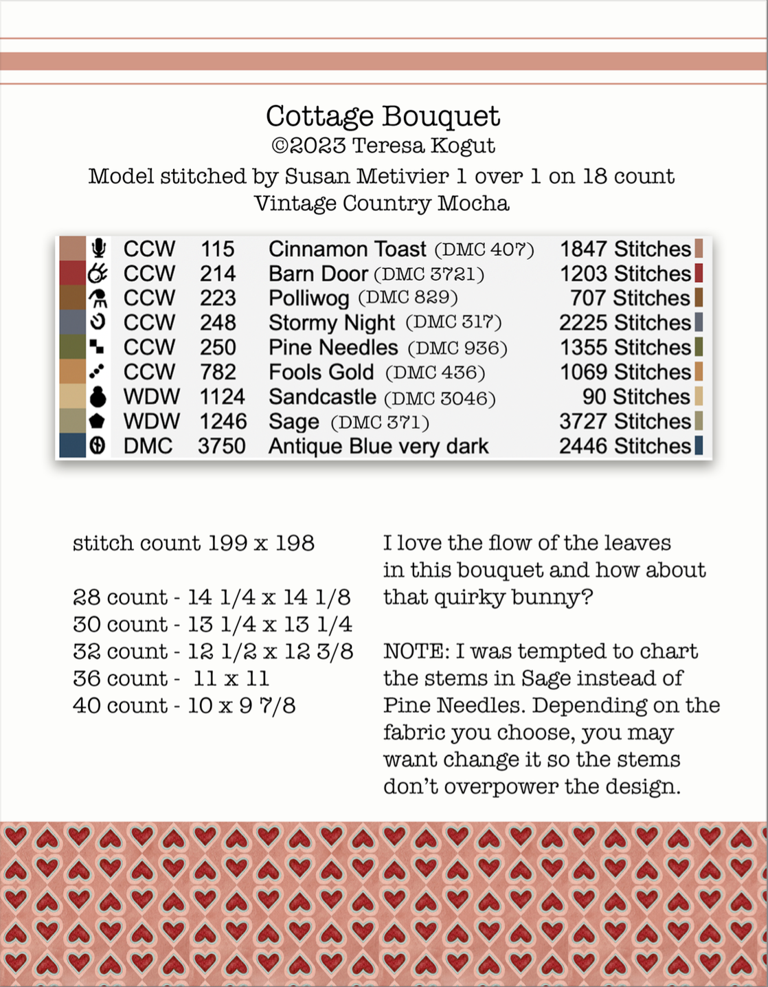 Hello Spring Book - Cross Stitch Chart by Teresa Kogut