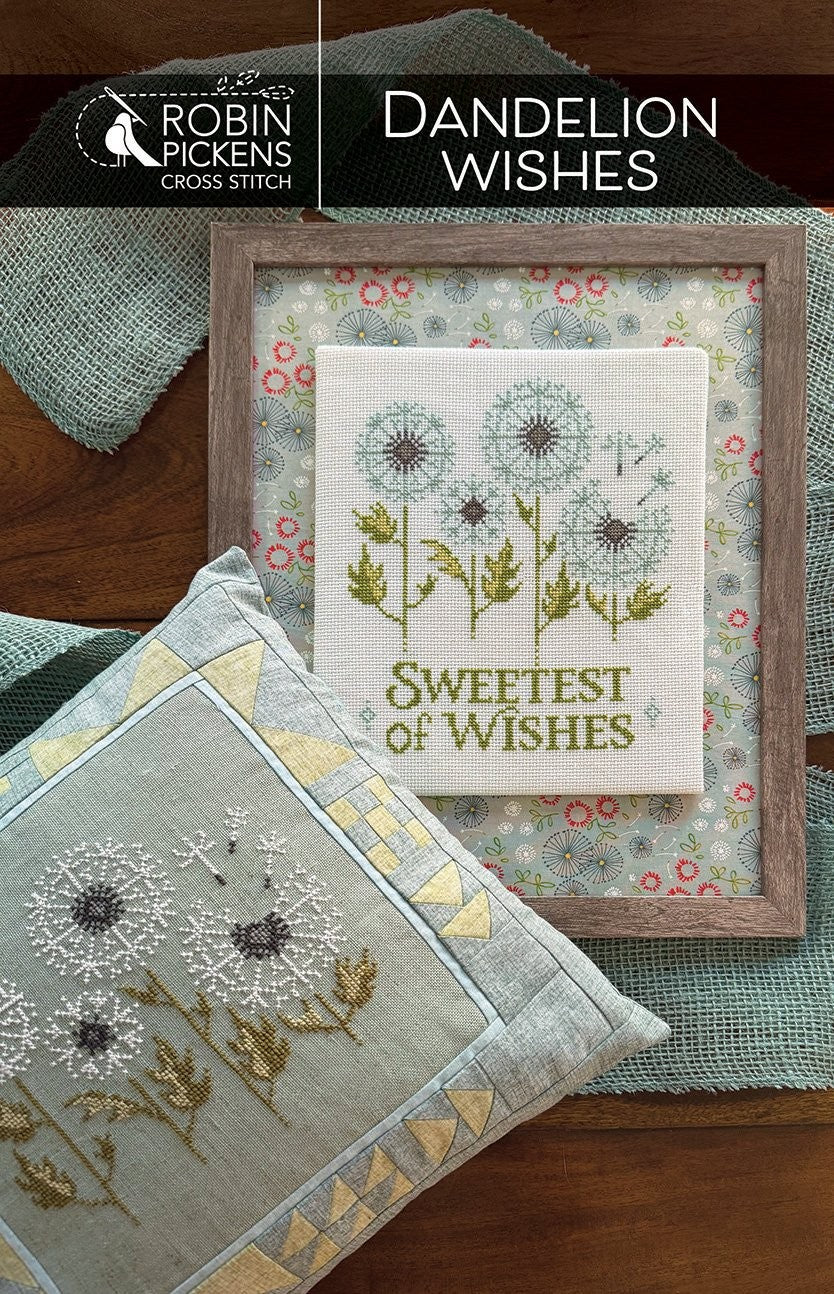 Dandelion Wishes - Cross Stitch Pattern by Robin Pickens PREORDER