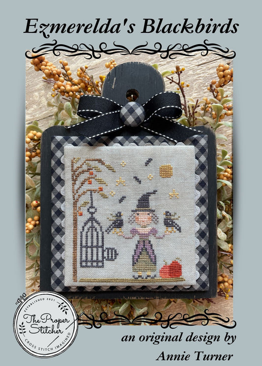 Ezmerelda’s Blackbirds - Cross Stitch Pattern by The Proper Stitcher