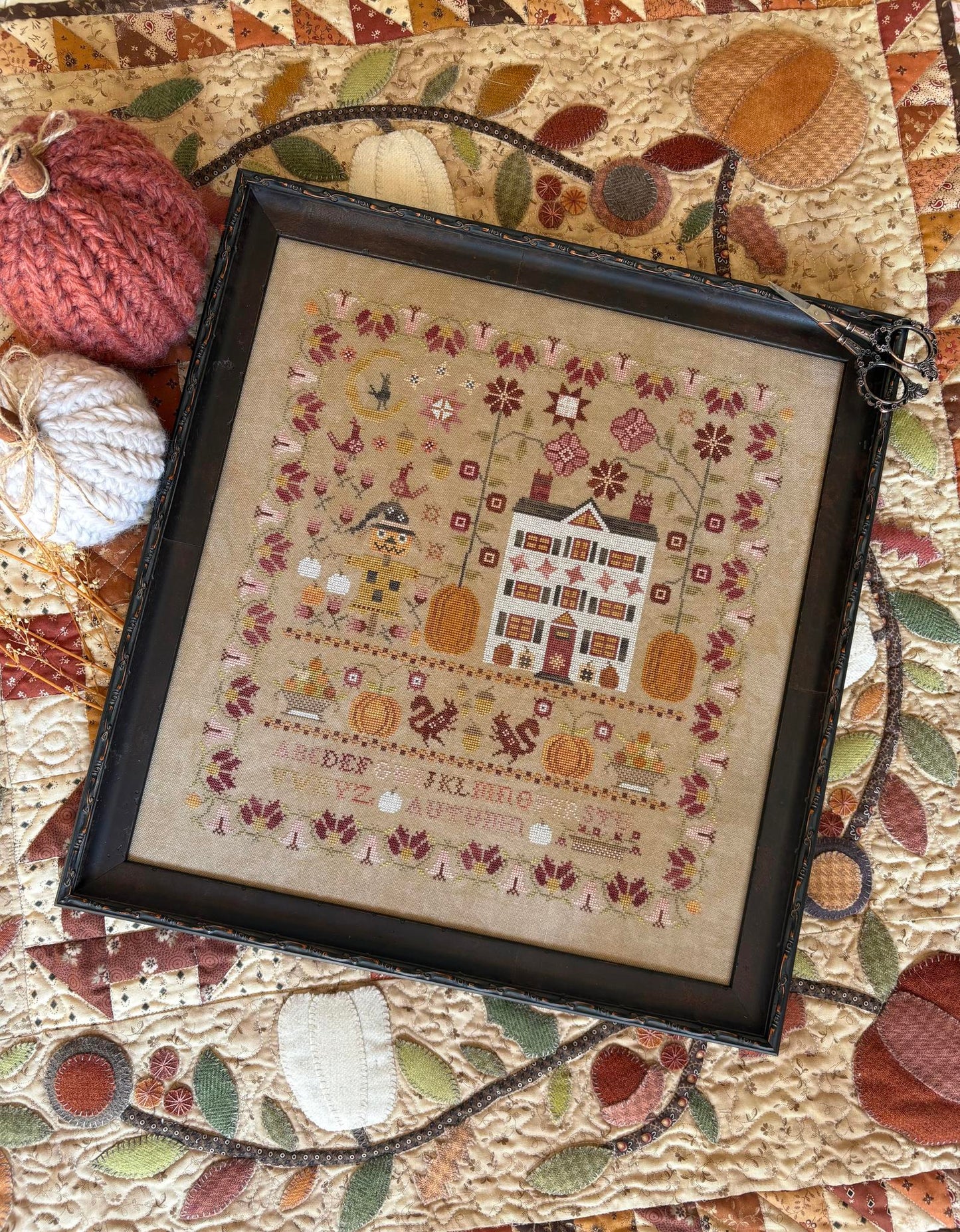 Enchanted Autumn Sampler - Cross Stitch Pattern by Pansy Patch PREORDER