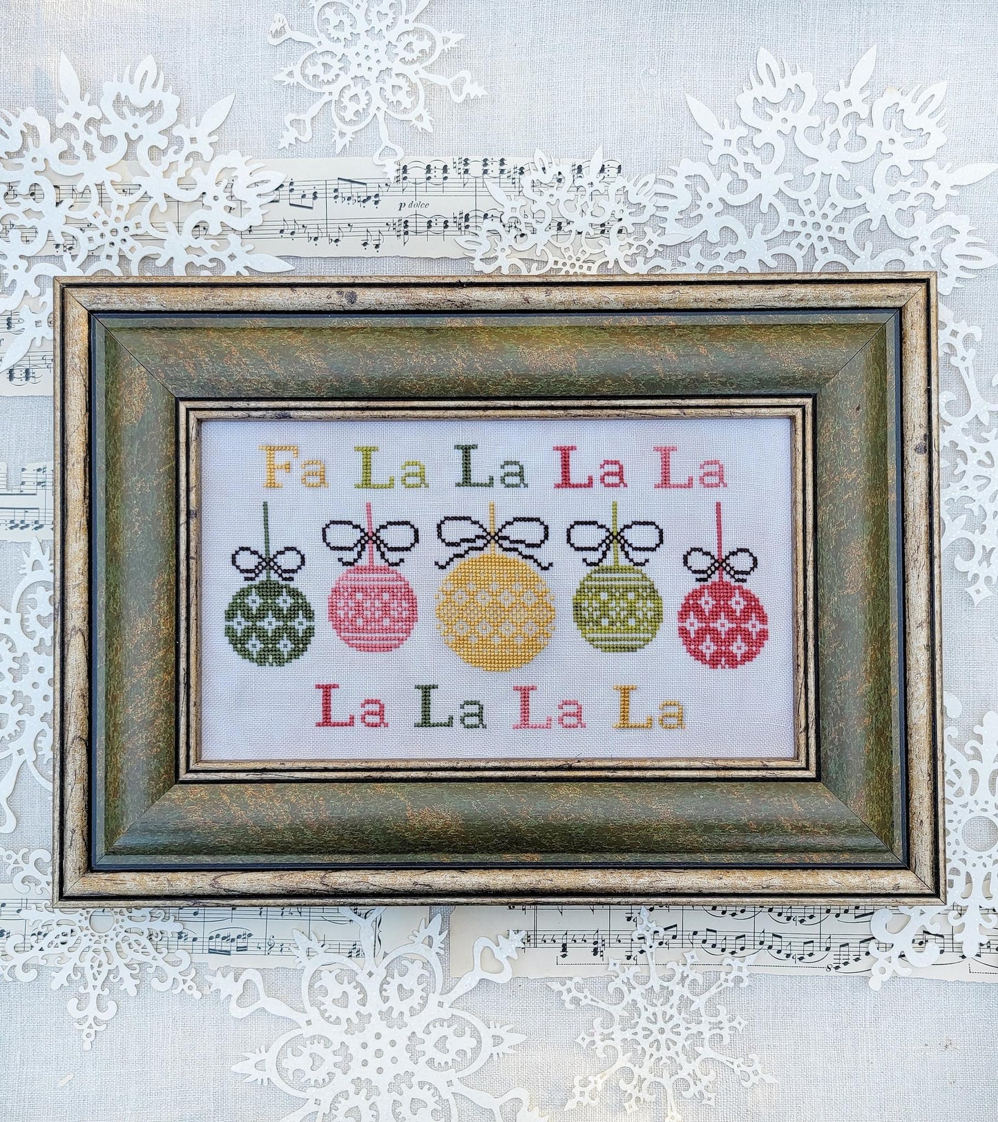 Fa La La - Cross Stitch Pattern by Hello from Liz Mathews