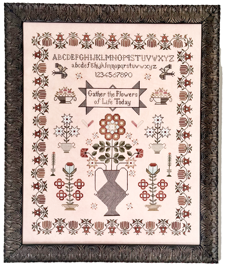 Floral Fantasy - Cross Stitch Pattern by Fox & Rabbit Designs
