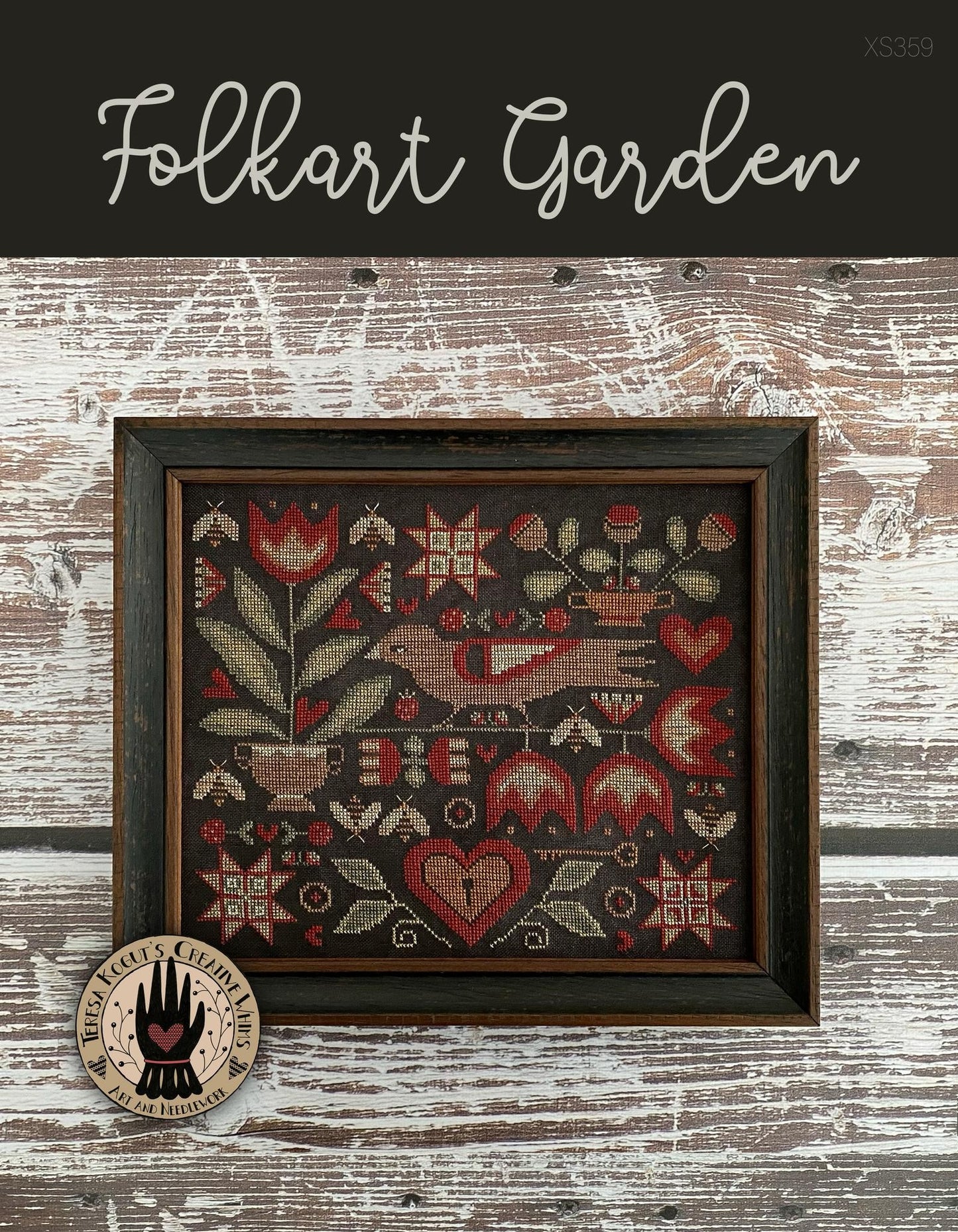 FOLKART GARDEN - Cross Stitch Pattern by Teresa Kogut PREORDER