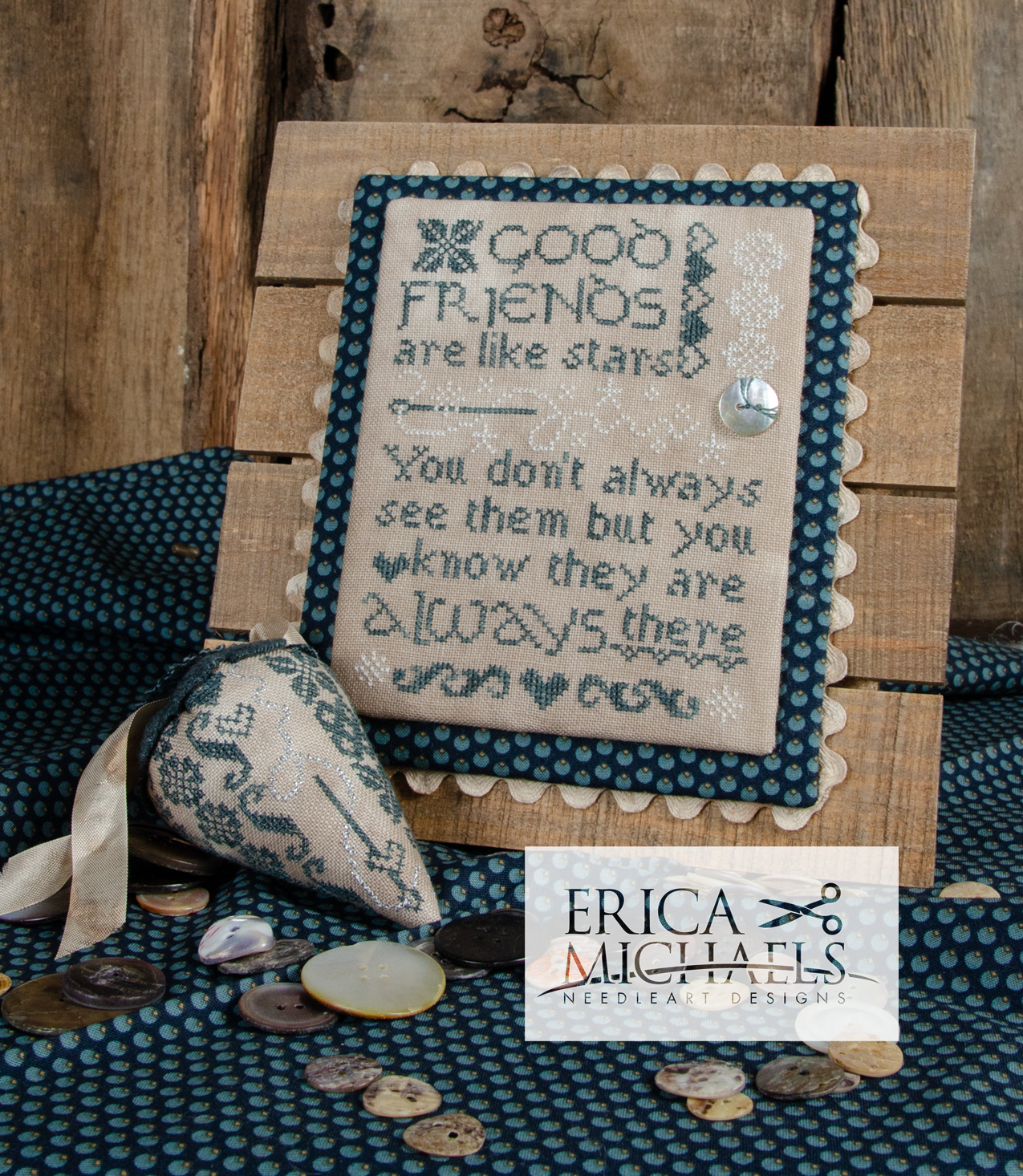 Friends & Stars - Cross Stitch Pattern by Erica Michaels PREORDER