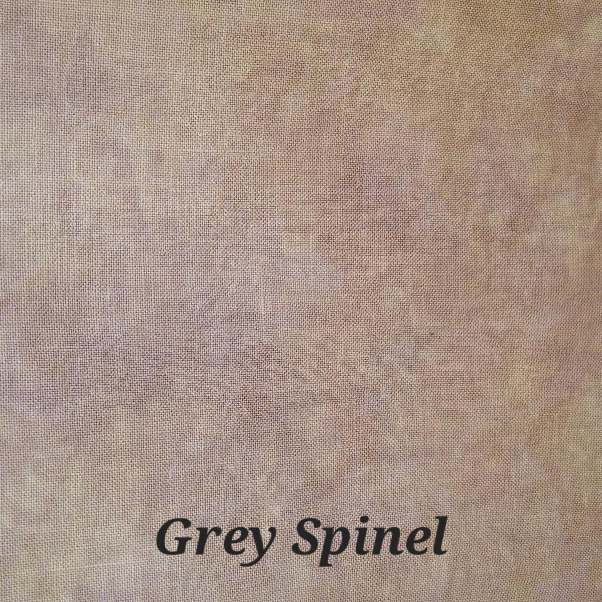 40 count Hand Dyed Linen - Grey Spinel by Fibre on a Whim