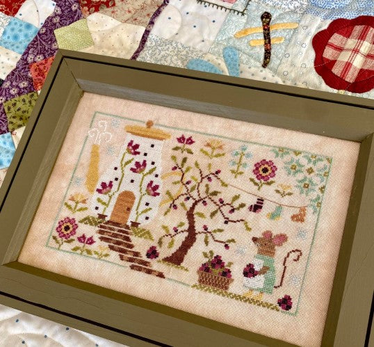 Hazel's Blackberry Burrow - Cross Stitch Pattern by Blueberry Ridge