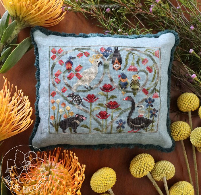 Seasons of the Heart (Hearts for Pam) - Cross Stitch Chart by The Blue Flower