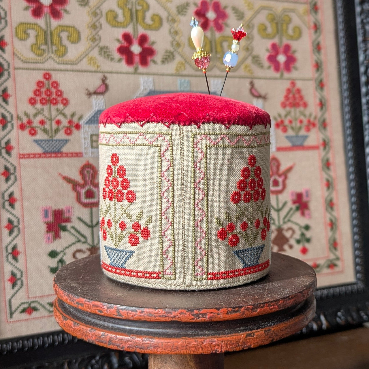 Helen's Drum - Cross Stitch Pattern by Whilst Iris Naps