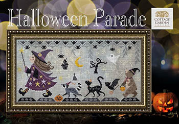 Halloween Parade - Cross Stitch Chart by Cottage Garden Samplings