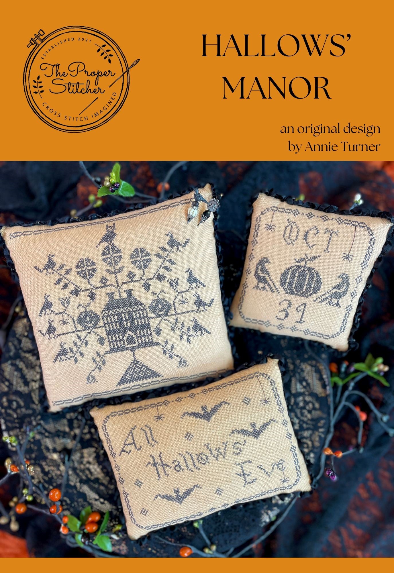 Hallows’ Manor - Cross Stitch Pattern by The Proper Stitcher