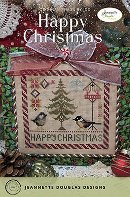 Happy Christmas - Cross Stitch Pattern by Jeannette Douglas