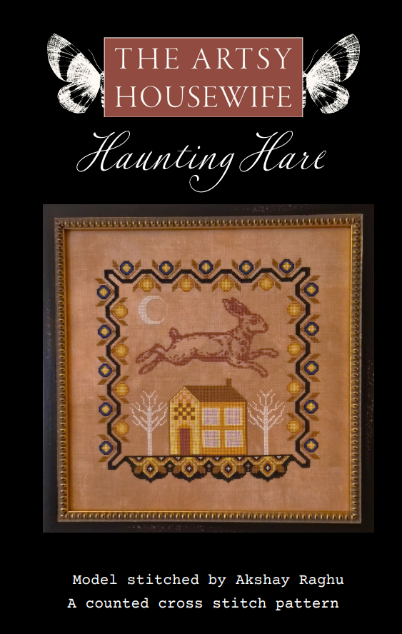 Haunting Hare - Cross Stitch Pattern by The Artsy Housewife PREORDER