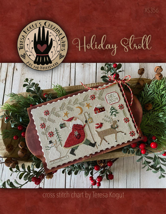 Holiday Stroll - Cross Stitch Pattern by Teresa Kogut PREORDER