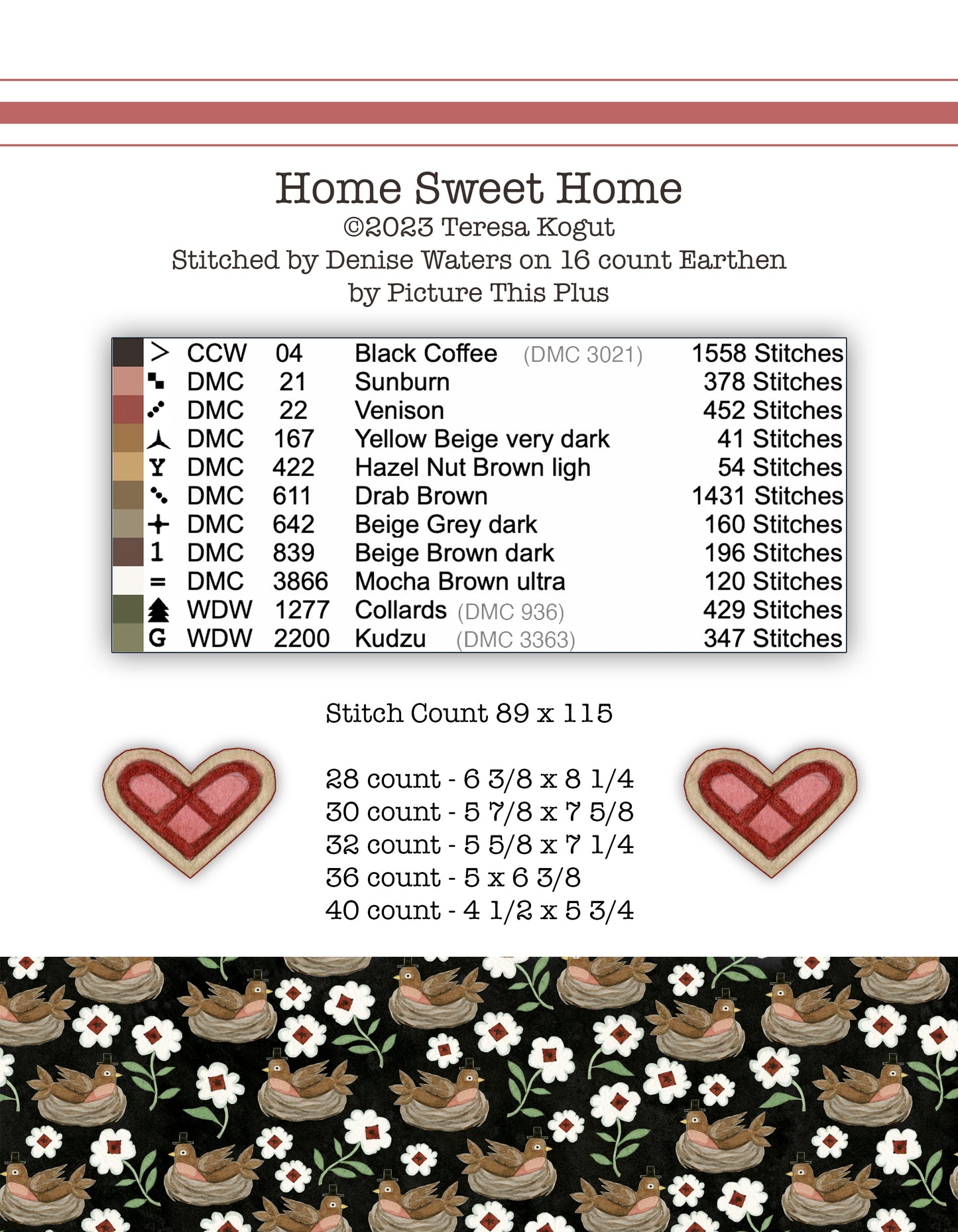 Hello Spring Book - Cross Stitch Chart by Teresa Kogut