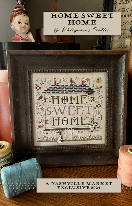 Home Sweet Home - Cross Stitch Chart by Shakespeare's Peddler