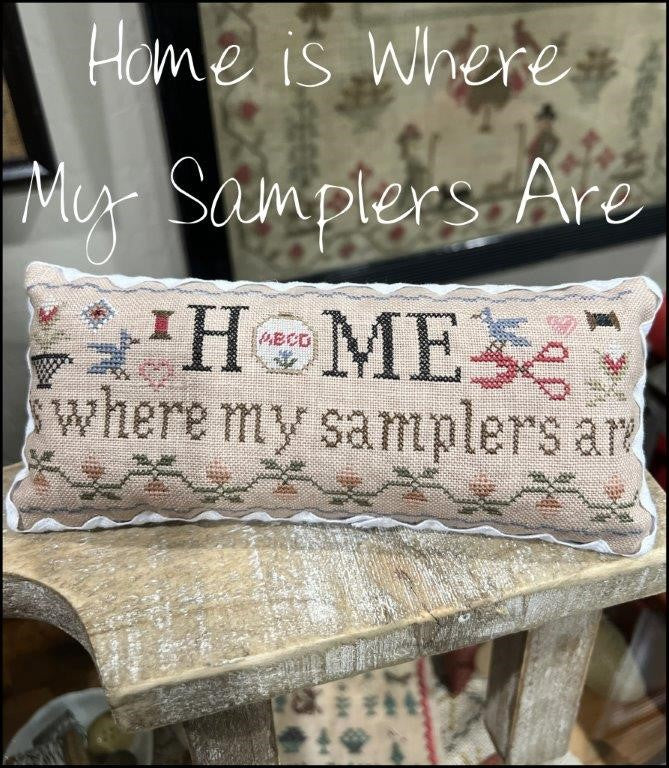 Home is Where My Samplers Are - Cross Stitch Pattern by The Scarlett House